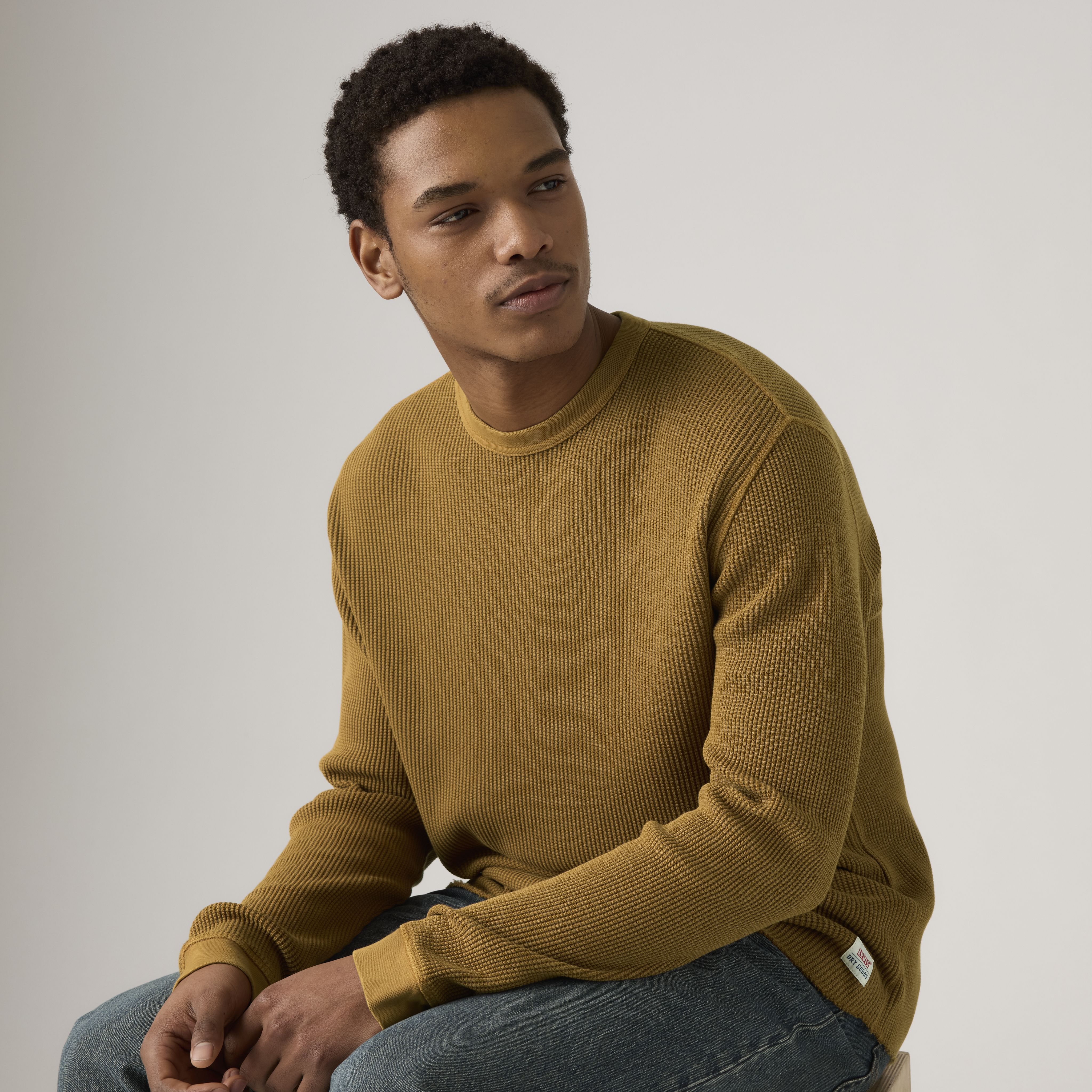 Long-Sleeve Relaxed Thermal Shirt 1