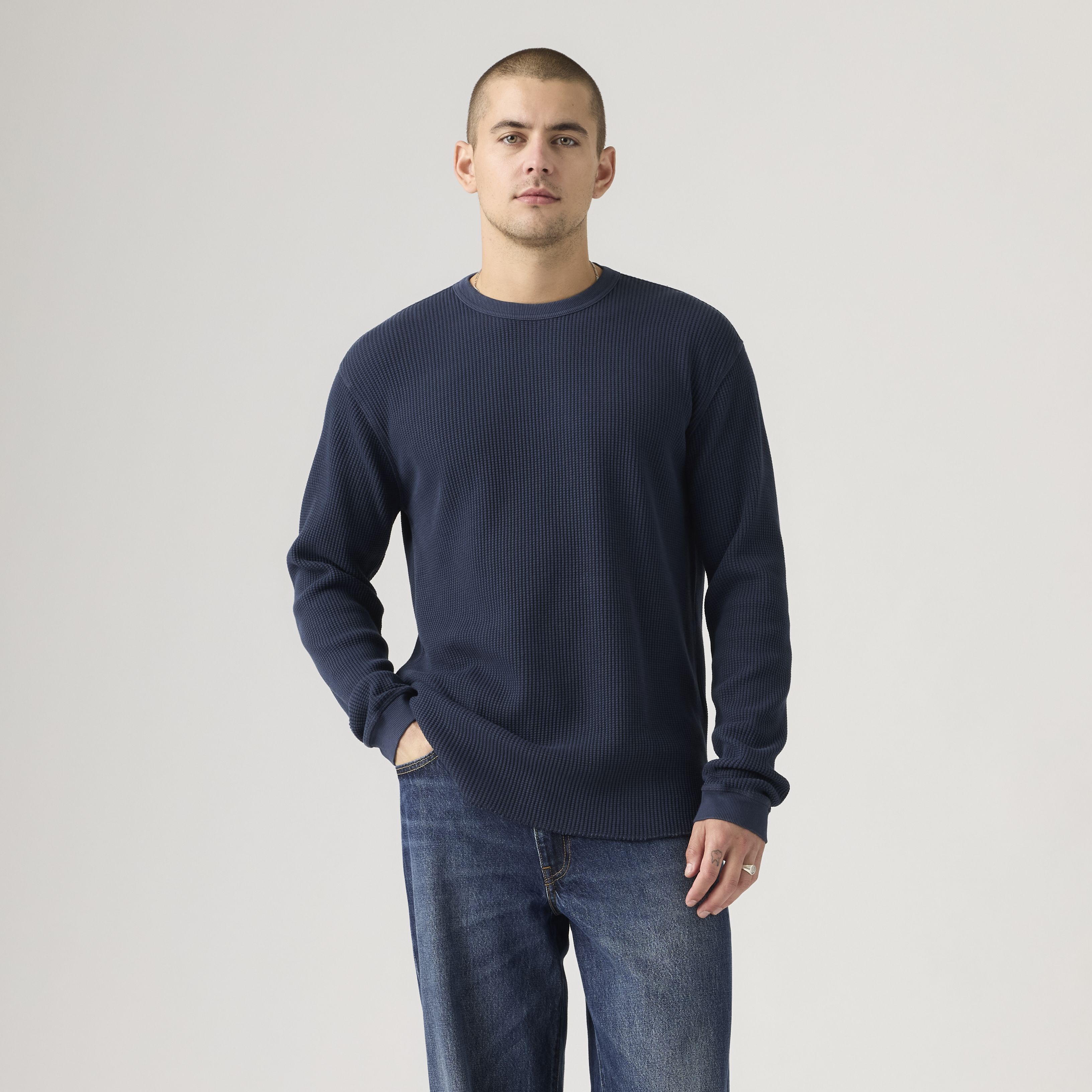 Long Sleeve Relaxed Thermal Tee 2