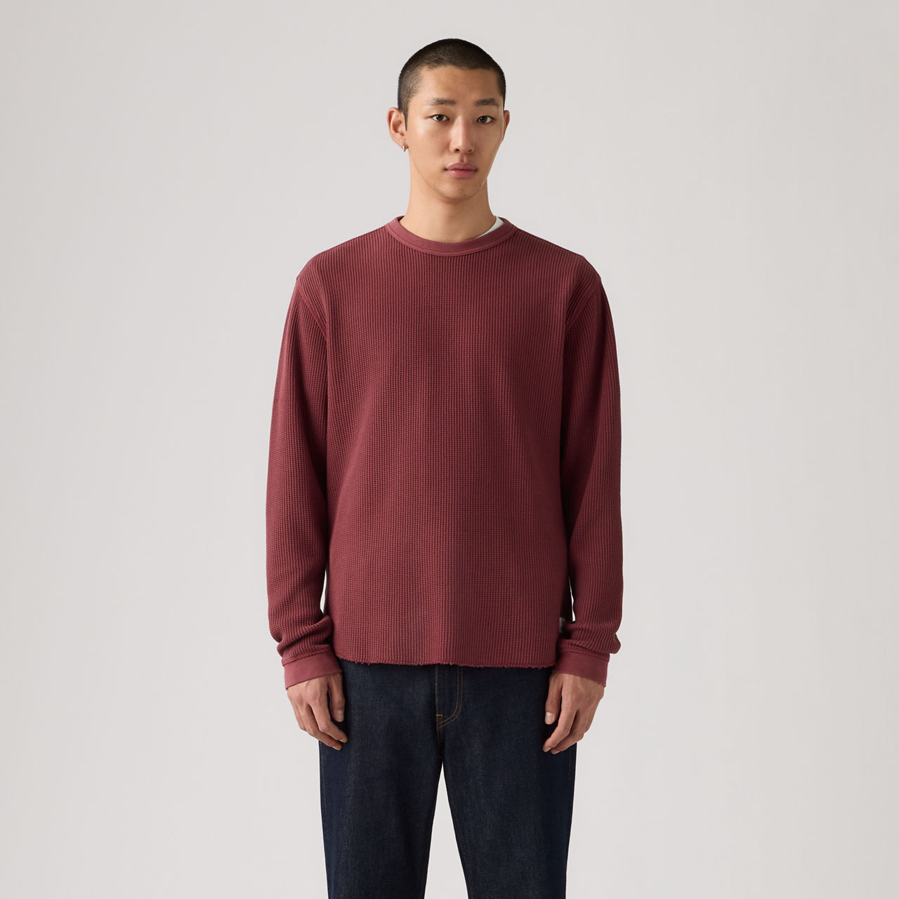 Long Sleeve Relaxed Thermal T-Shirt 3