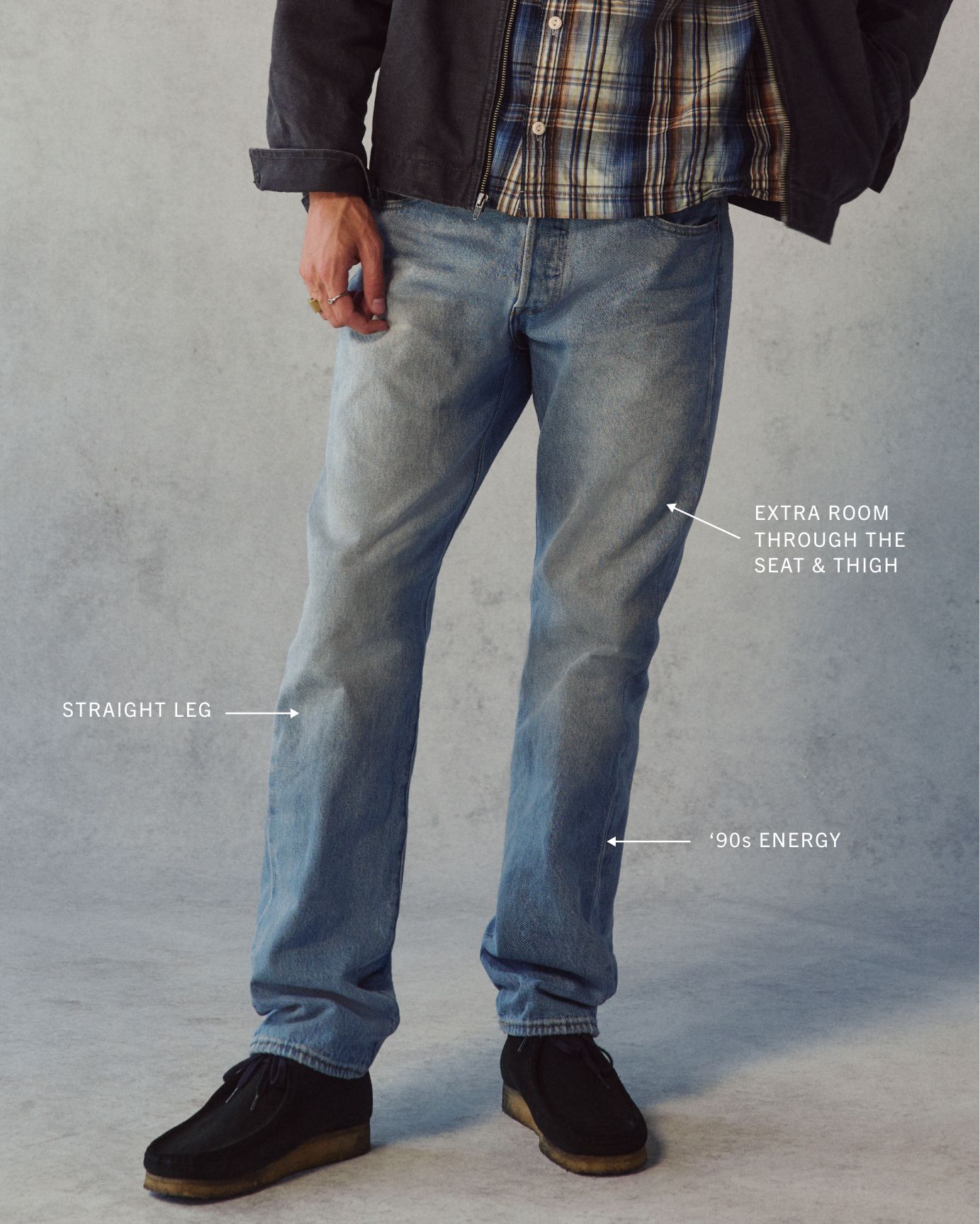 Model wearing 501 Relaxed