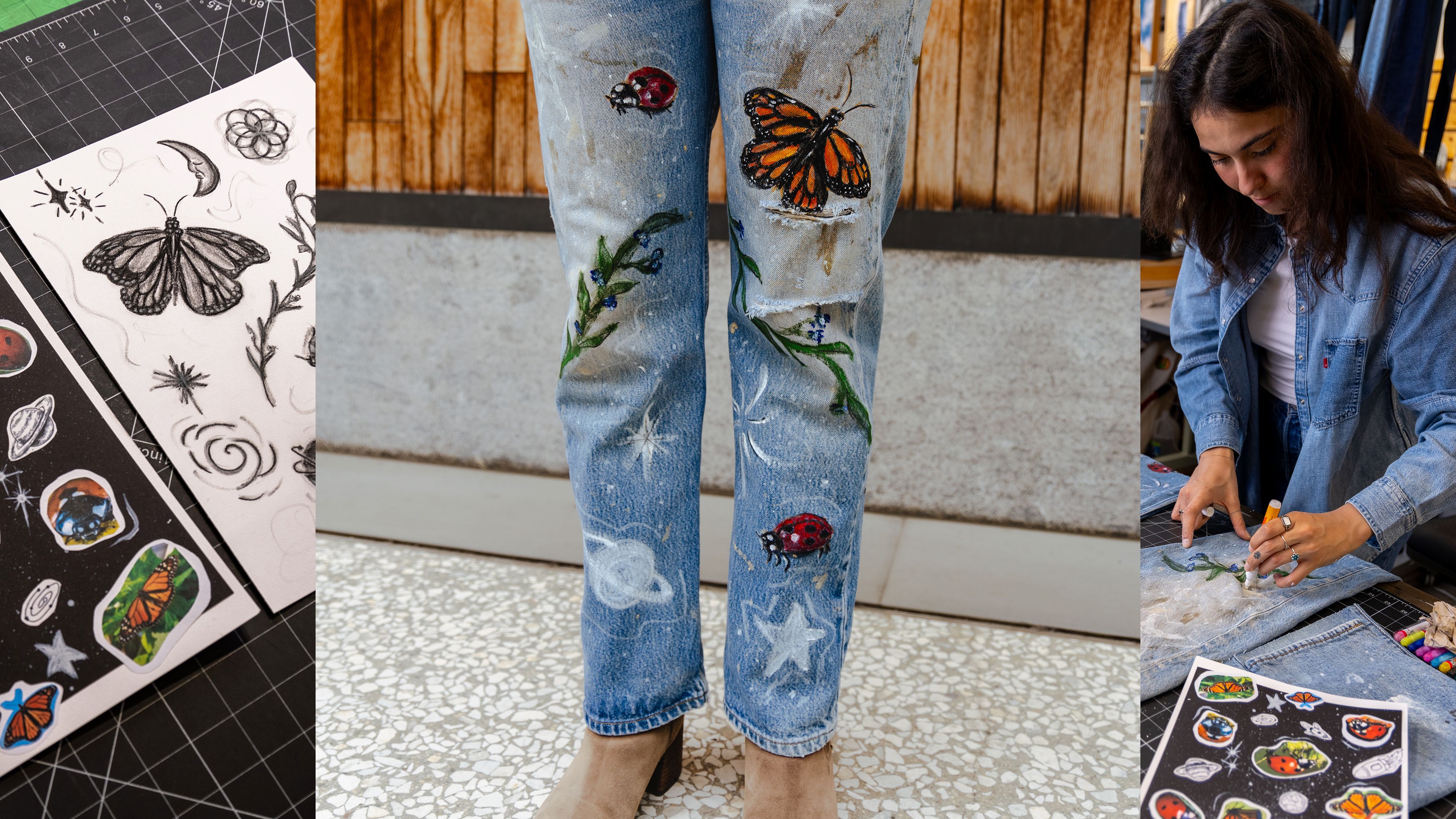 How to Paint on Denim