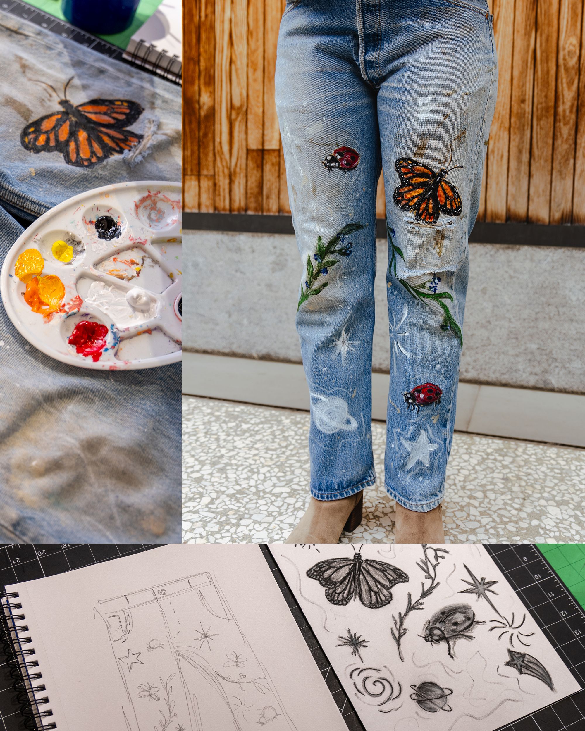 How to Paint on Denim