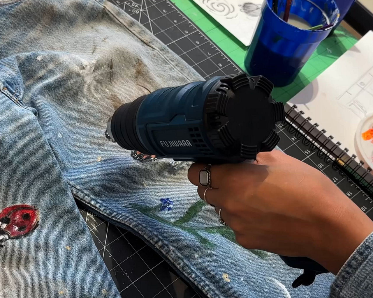 Dry and Add Finishing Touches