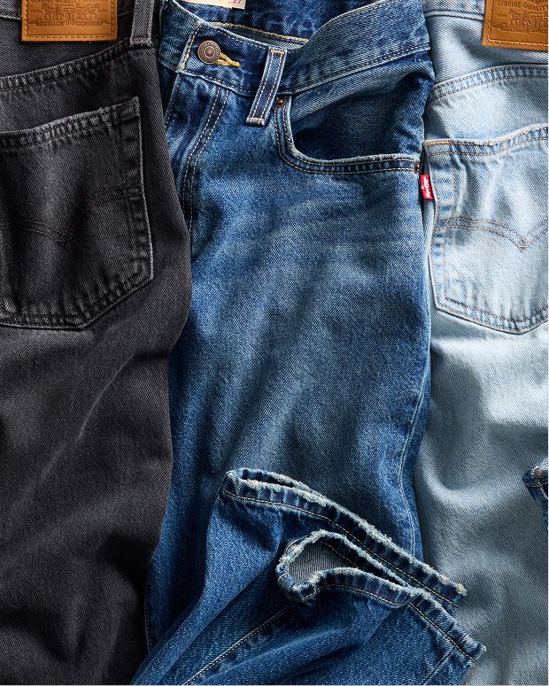 laydown image of jeans