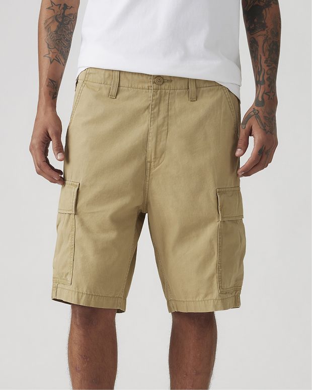 Carrier Cargo shorts on model