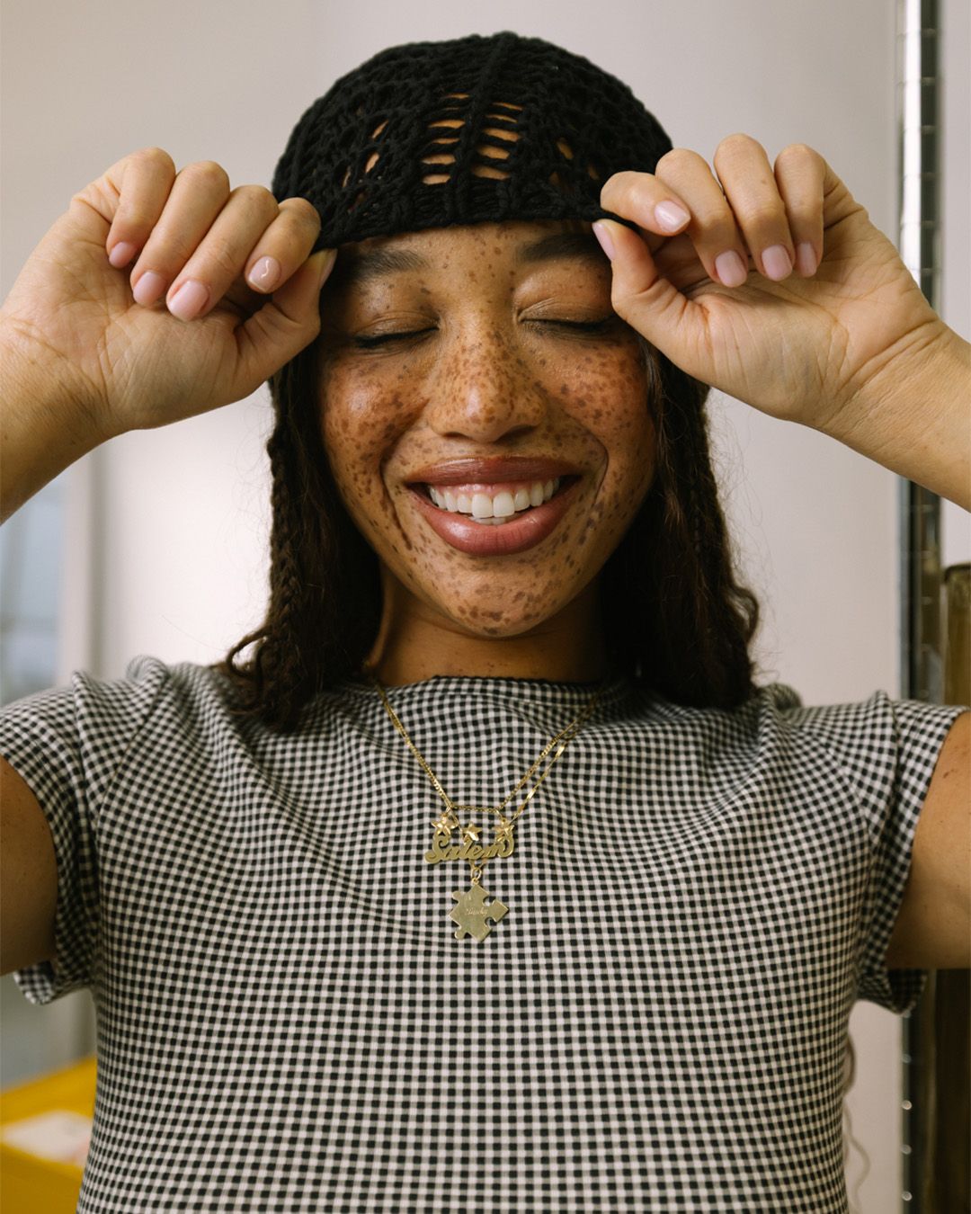 Salem Mitchell in look 4