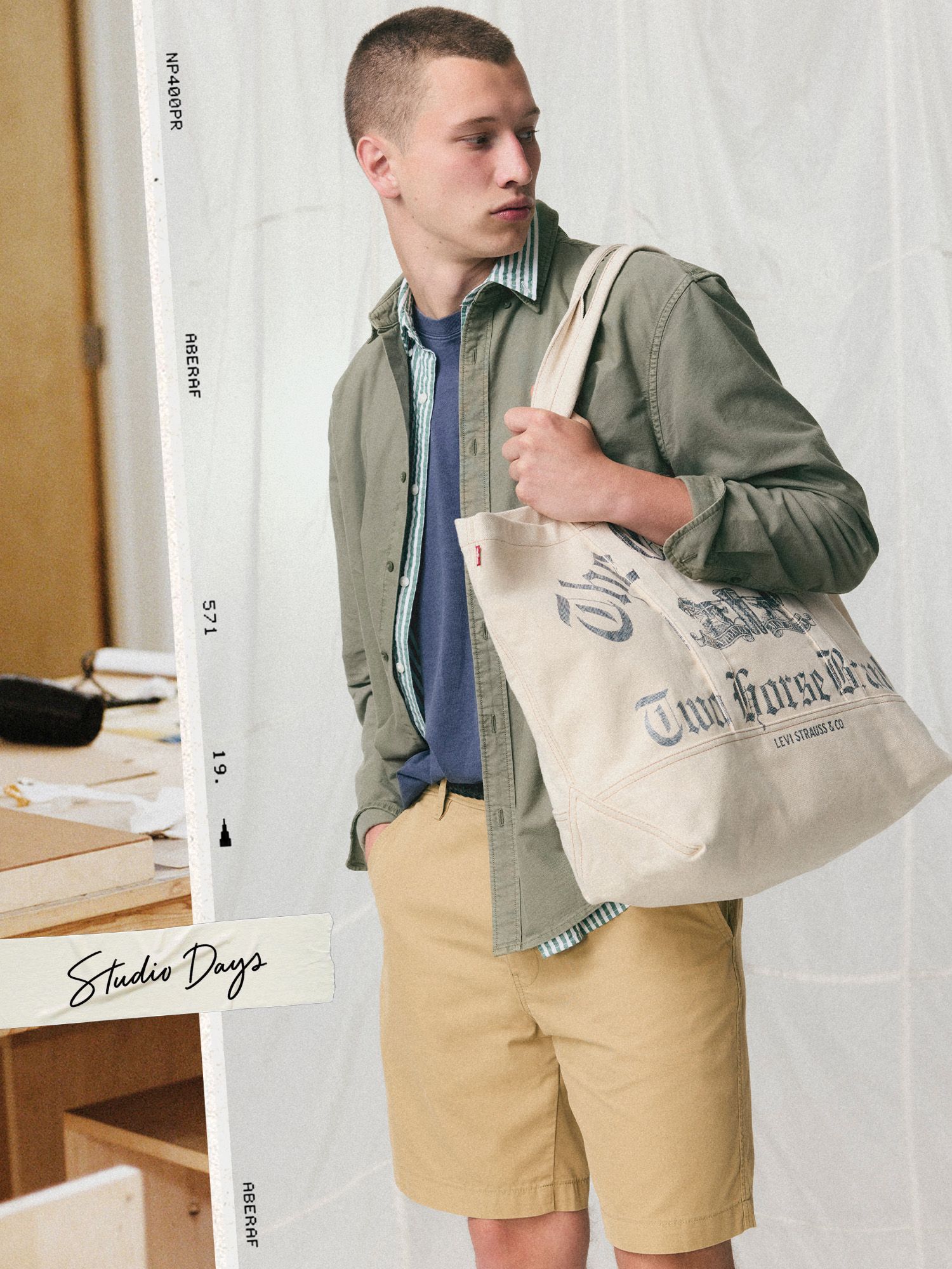 Image of model in accessories
