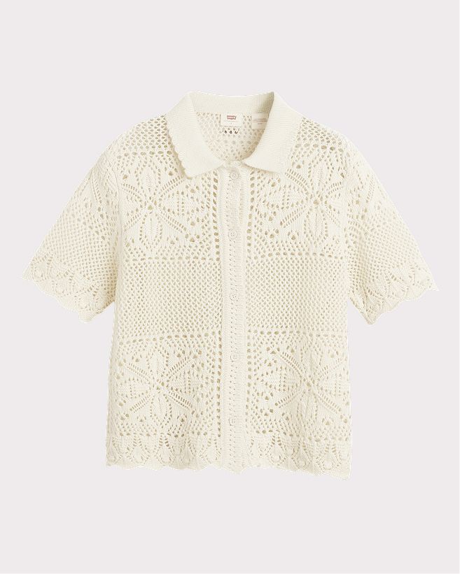 Image of Susanna Floral Crochet Top