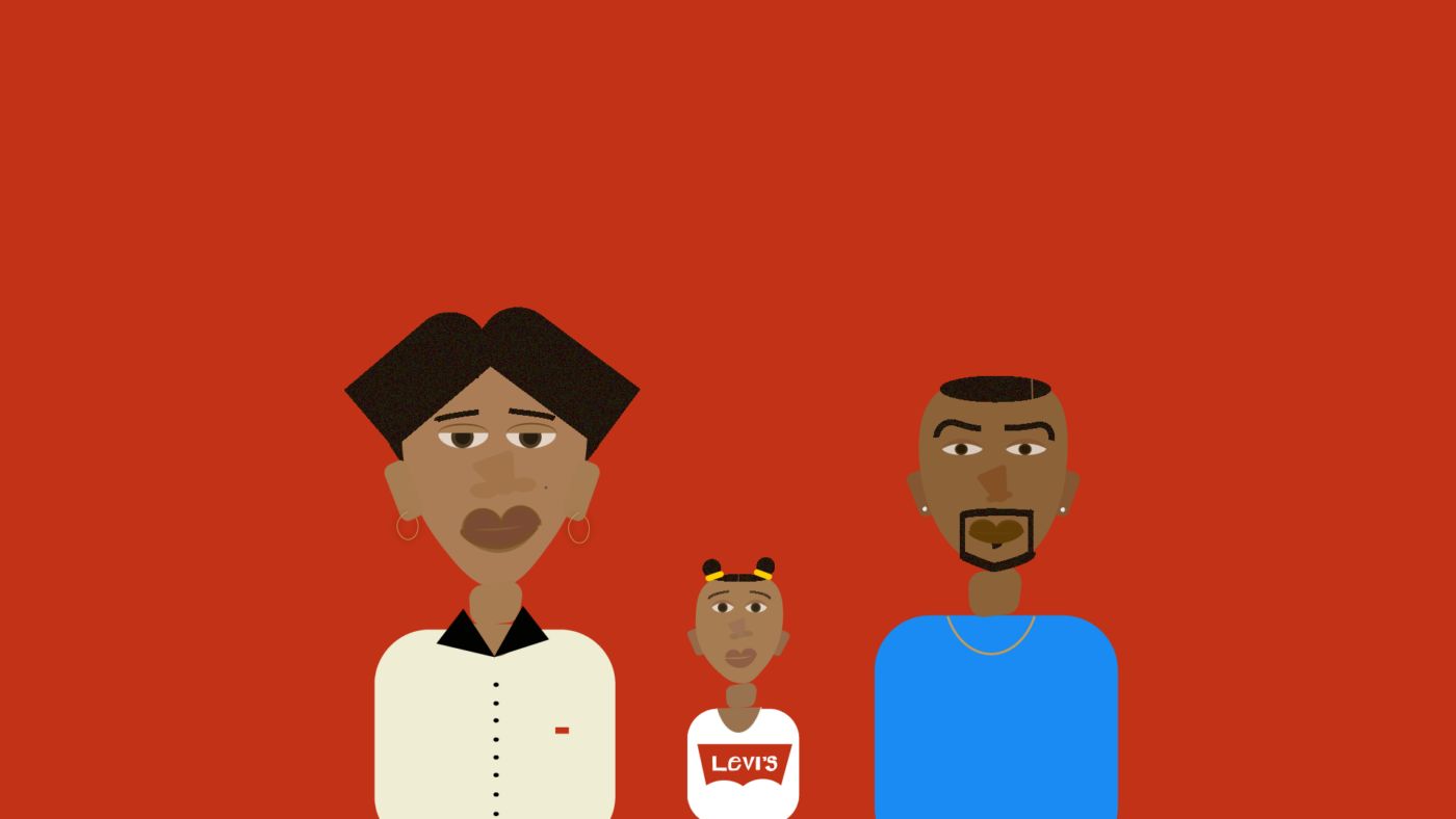 Illustration of the Walker family done by Morgan Walker.