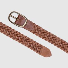 Charlie Braid Belt — Brown - Brown 2
