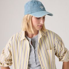 Lazy Girl Logo Cap — Jeans Blue 1