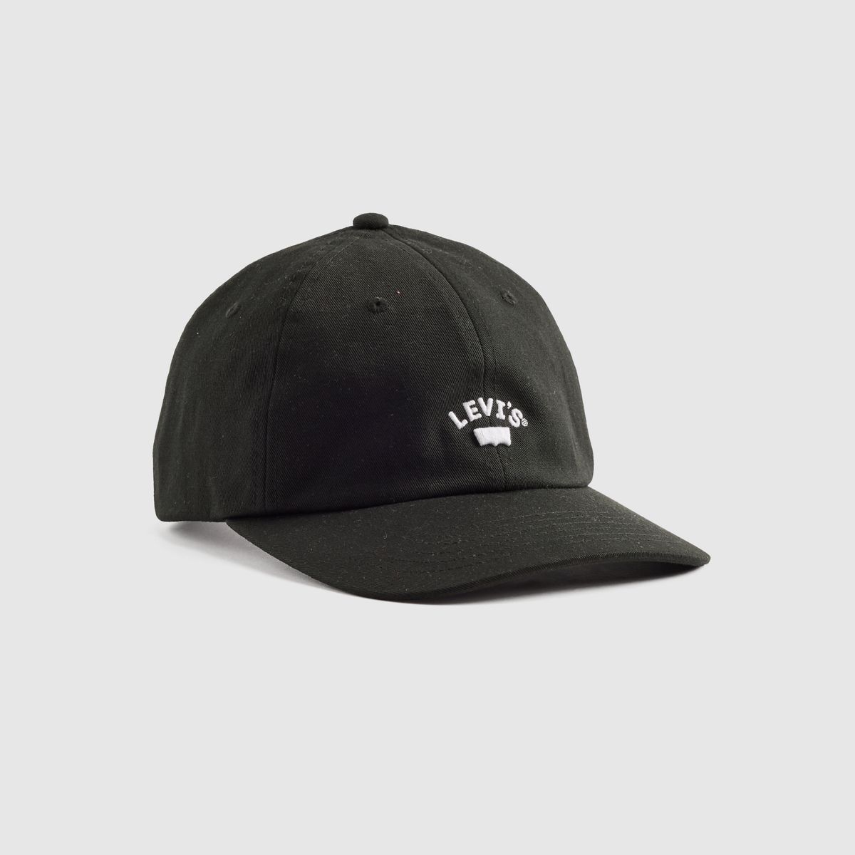 Lazy Girl Logo Cap — Caviar Twill - Black