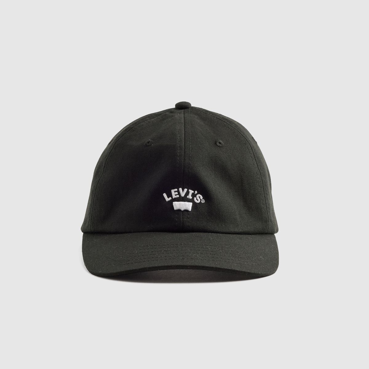 Lazy Girl Logo Cap — Caviar Twill - Black