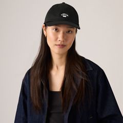 Lazy Girl Logo Cap — Caviar Twill - Black 1