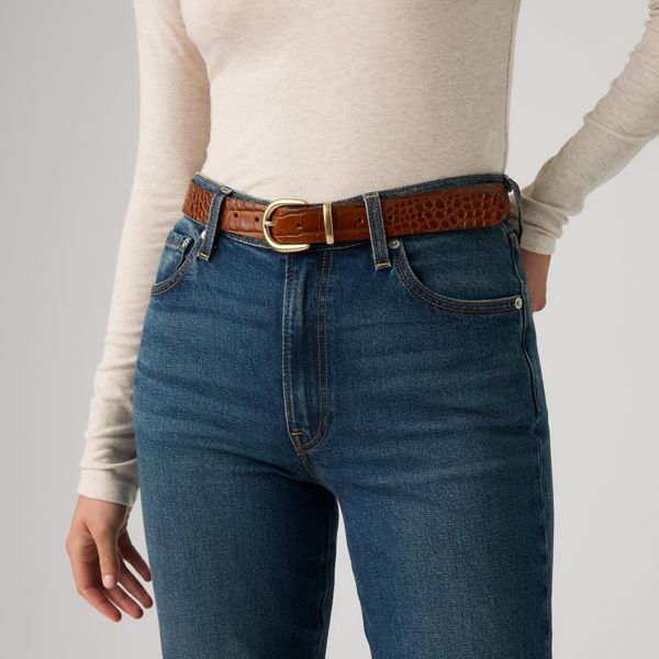 Phoebe Belt — Mocha Bisque - Brown