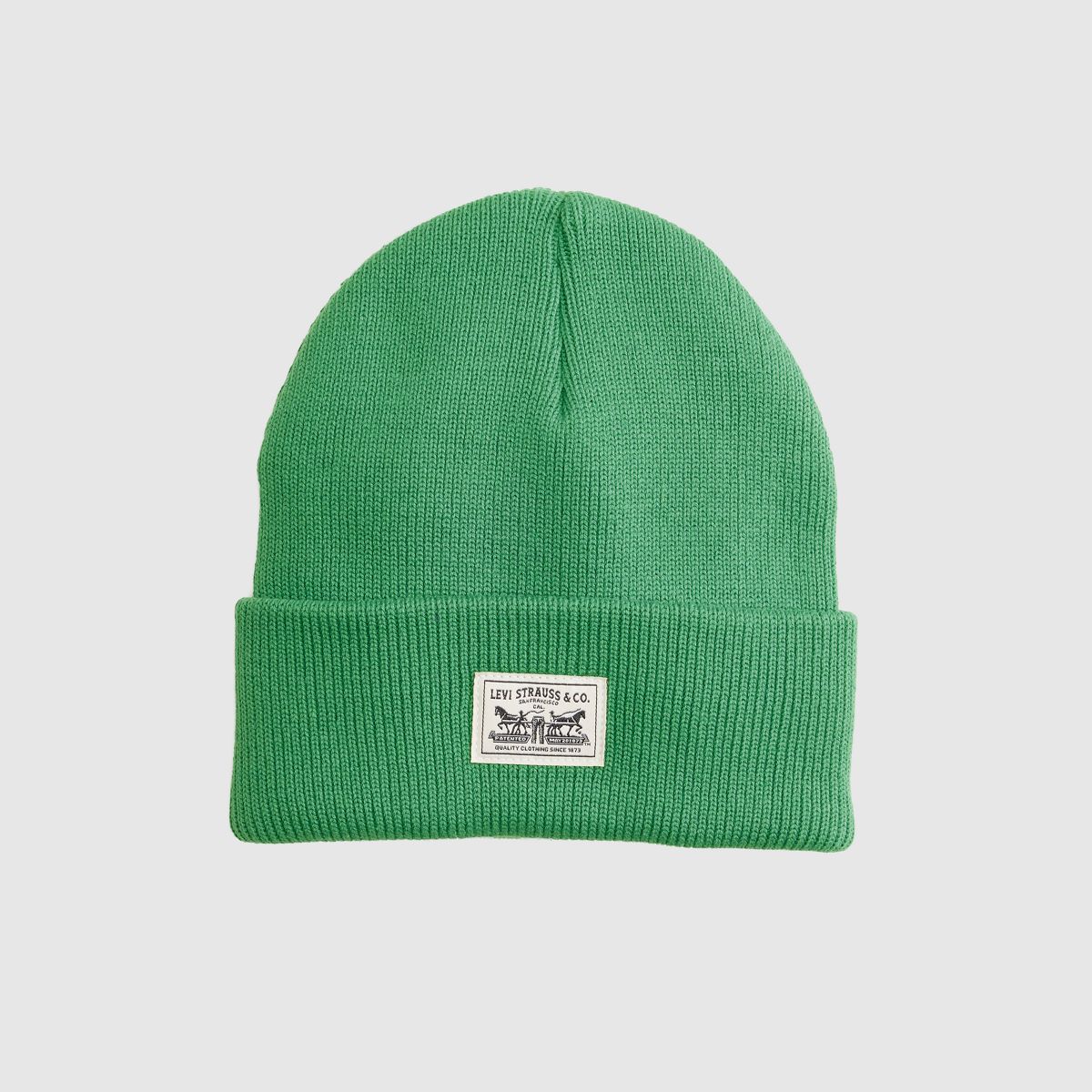 Levi's® Backpatch Beanie — Pine Green - Green