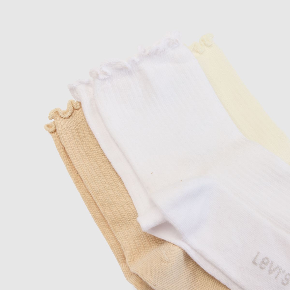 Levi's® Short Cut Lettuce Socks (3 Pack) — Multi-Color