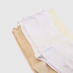 Levi's® Short Cut Lettuce Socks (3 Pack) — Multi-Color 3