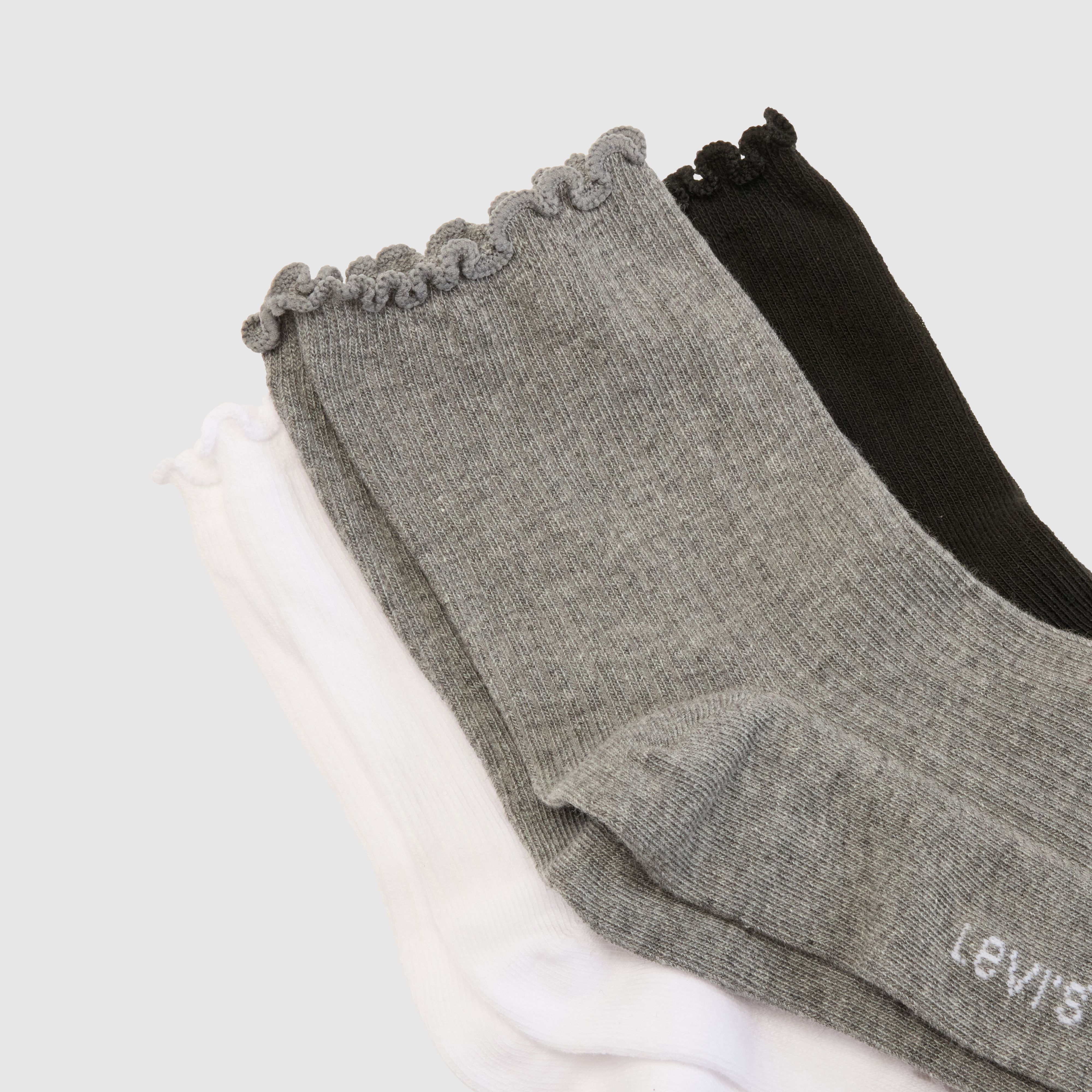 Levi's® Short Cut Lettuce Socks (3 Pack) 2