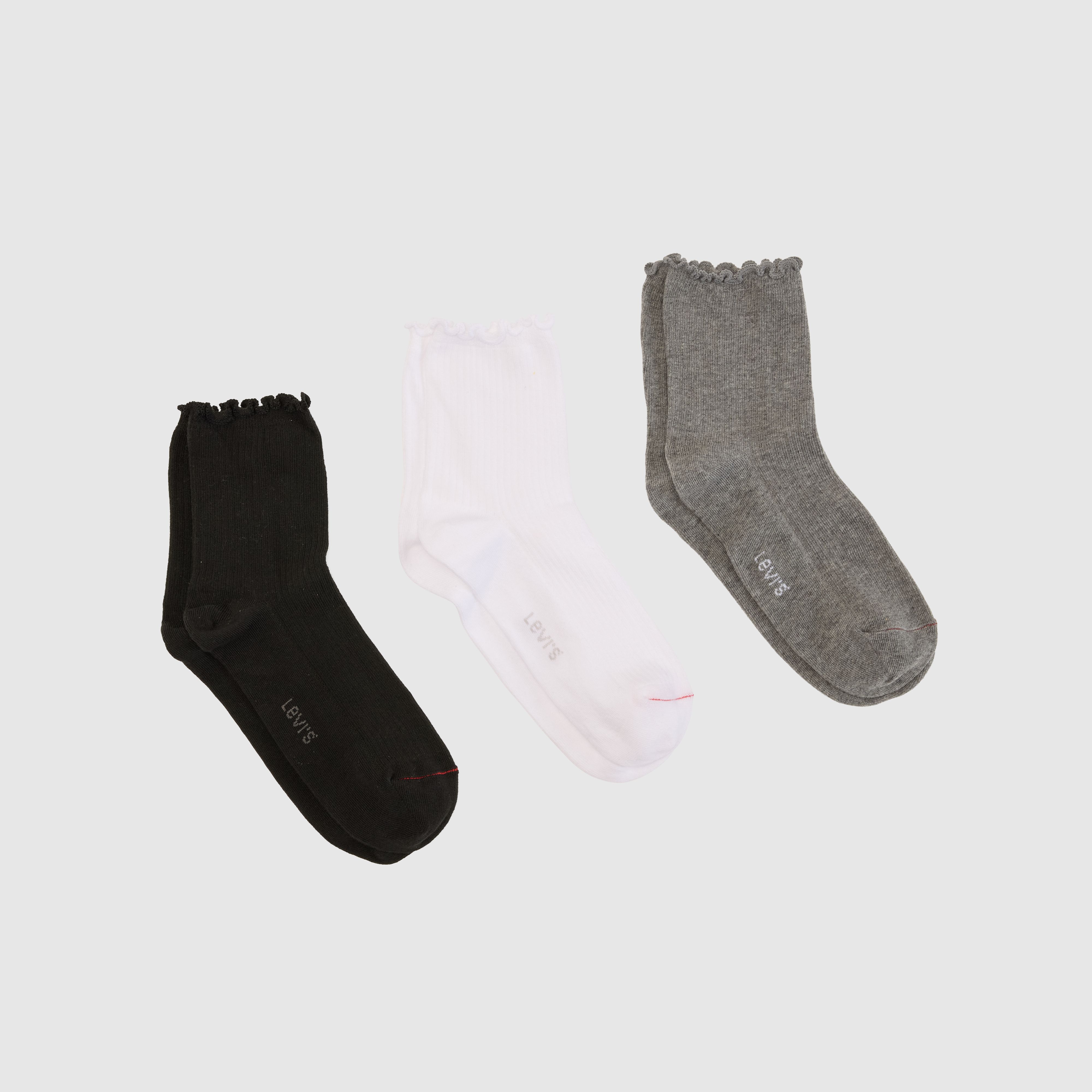 Levi's® Short Cut Lettuce Socks (3 Pack) 1