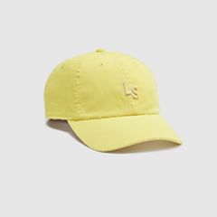 Monogram Hat — Washed French Vanilla - Yellow 4