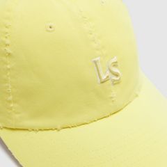 Monogram Hat — Washed French Vanilla - Yellow 5