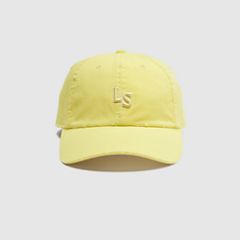 Monogram Hat — Washed French Vanilla - Yellow 2