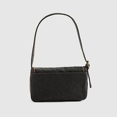 Brannan Shoulder Bag — Black Dark Wash - Black 3