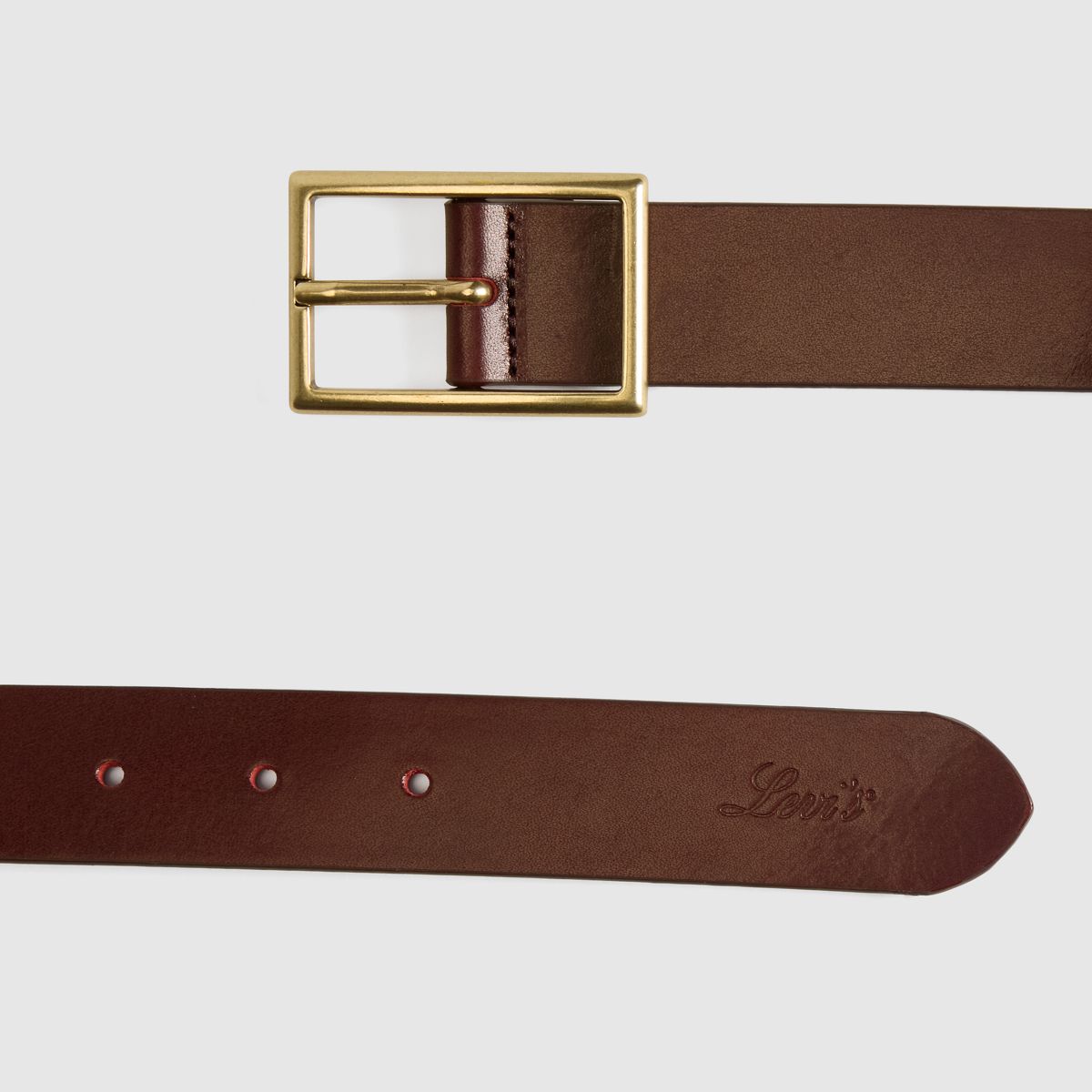 Women's Buckle Belt — Tawny Port - Purple