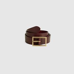 Women's Buckle Belt — Tawny Port - Purple 2