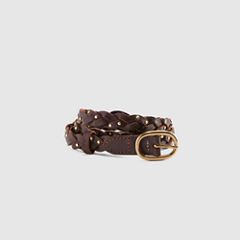 Taylor Braid Belt — Chocolate Martini - Brown 2