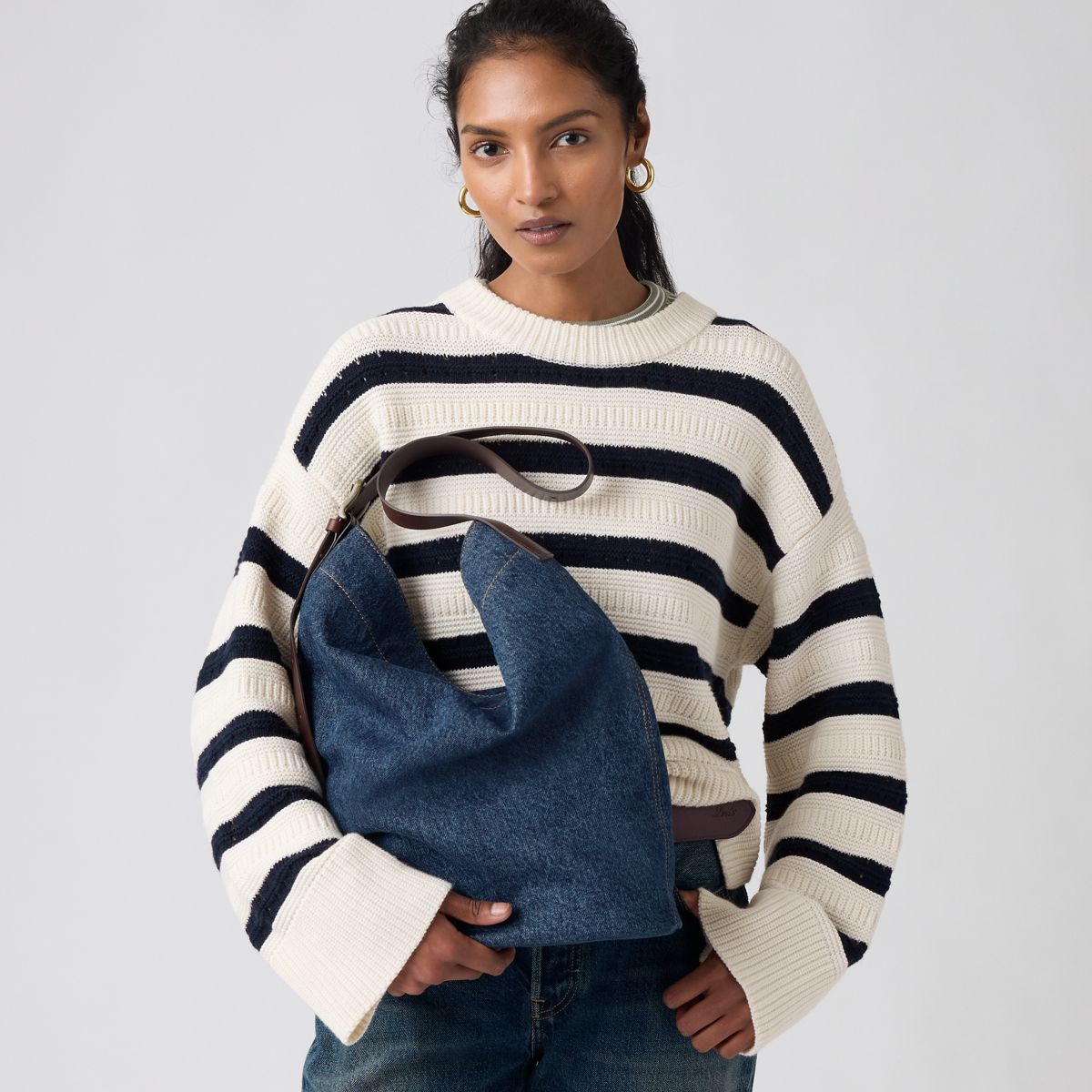 Heritage Medium Bag — Ocean - Dark Wash