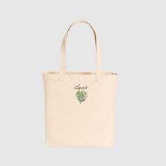 Everyday Graphic Tote — House Plants Green Green - Green 3