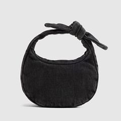 Baby Brooklyn Knot Bag — Black - Dark Wash 3
