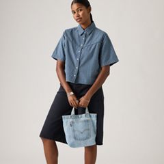 Mini Tote Bag — Ocean - Light Wash 1