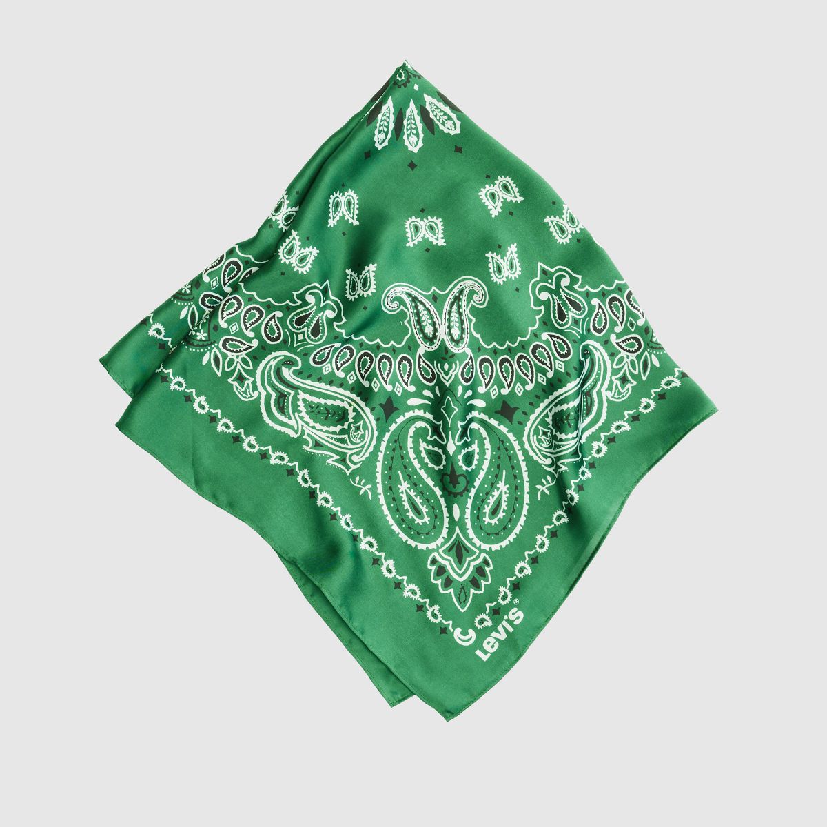 Satin Bandana — Eden - Green