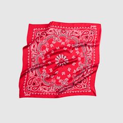 Satin Bandana — Urban - Red 3