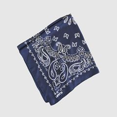 Satin Bandana — Naval Academy - Blue 3