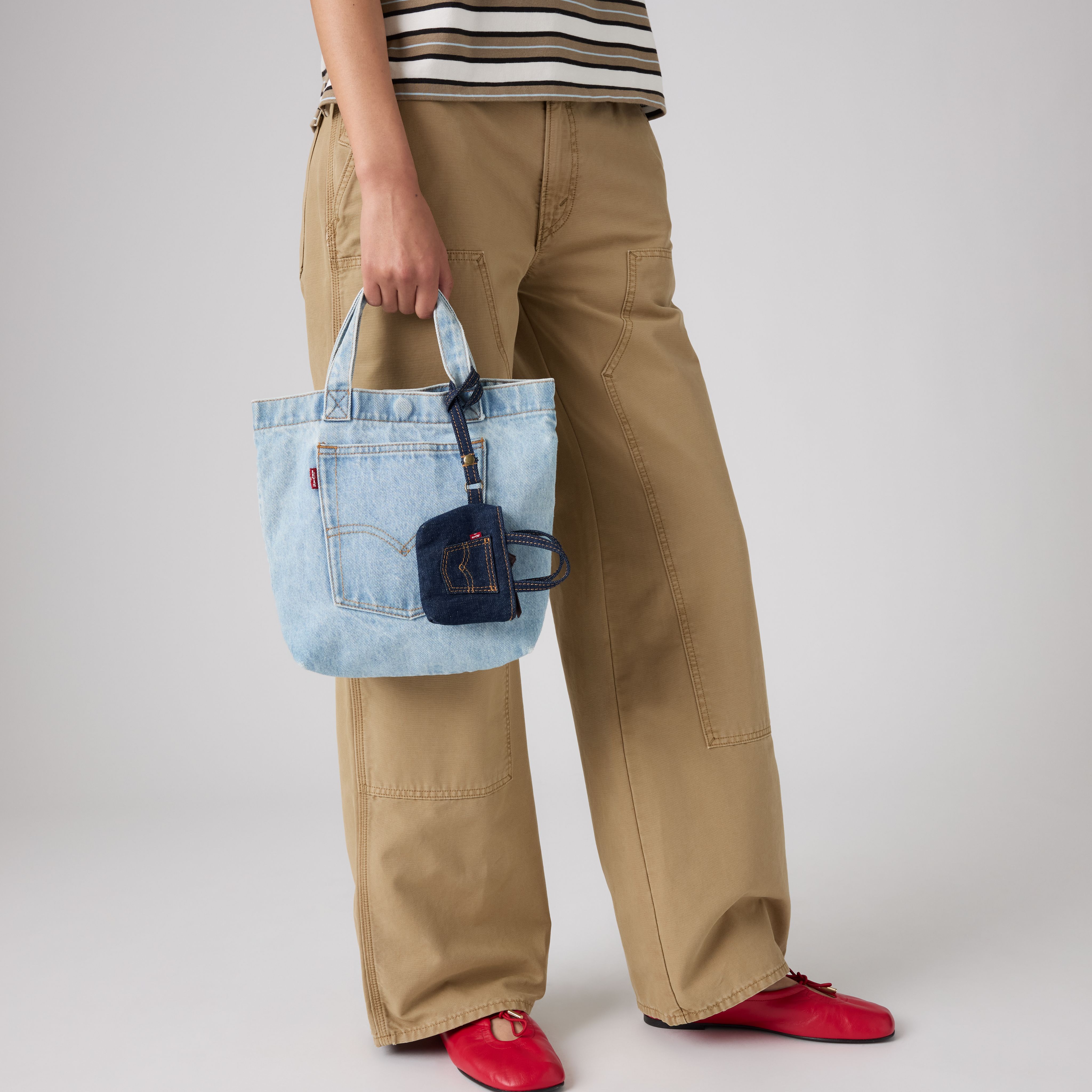 Mini Back Pocket Tote Charm 1