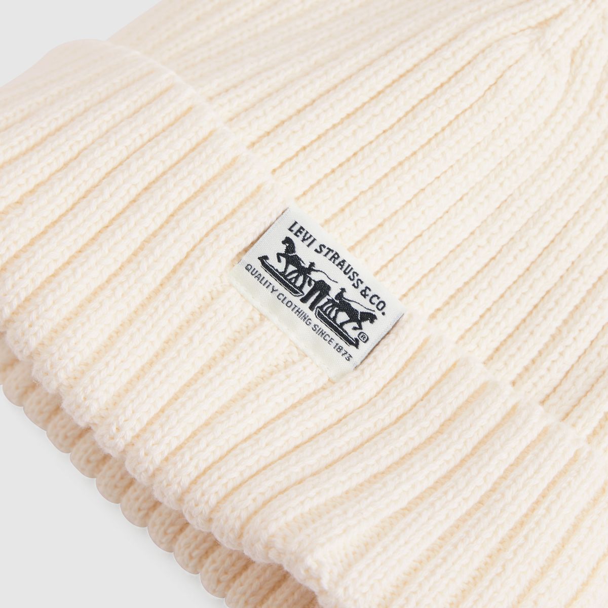 Sunset Beanie — Egret - White