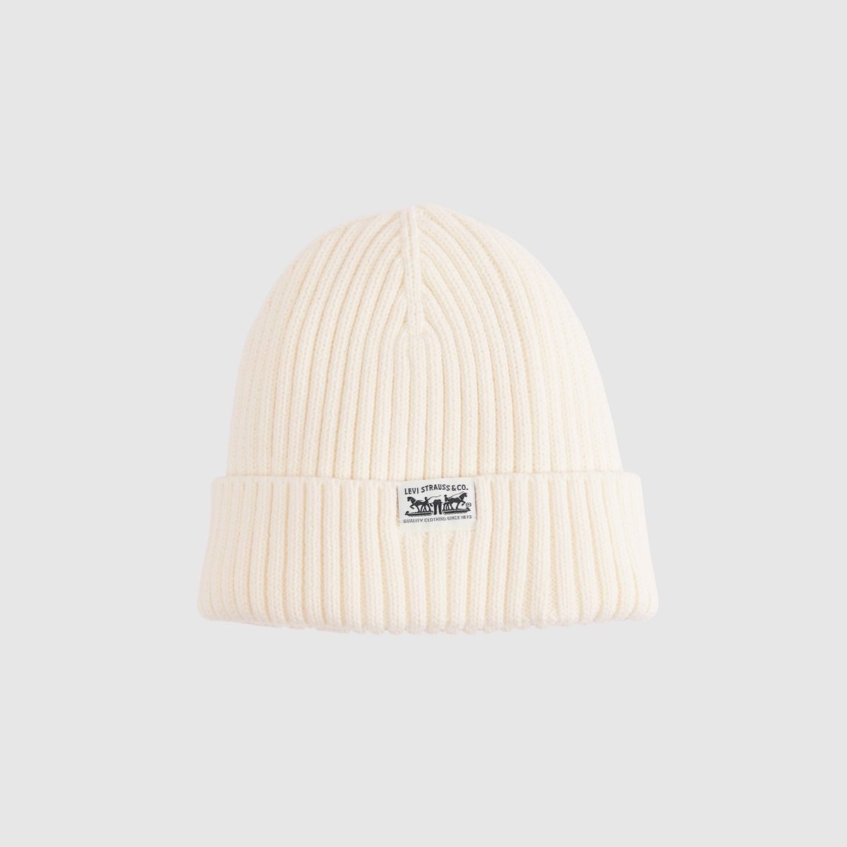 Sunset Beanie — Egret - White