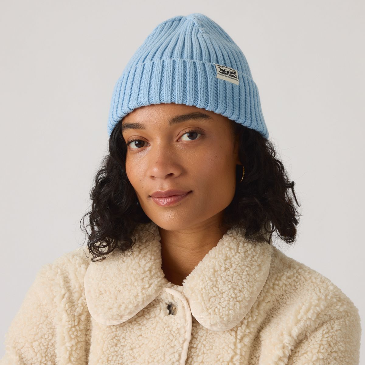 Sunset Beanie — Blue Bell - Blue