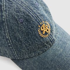 Varsity Baseball Cap — Laid In The Meadow Hat - Blue 5