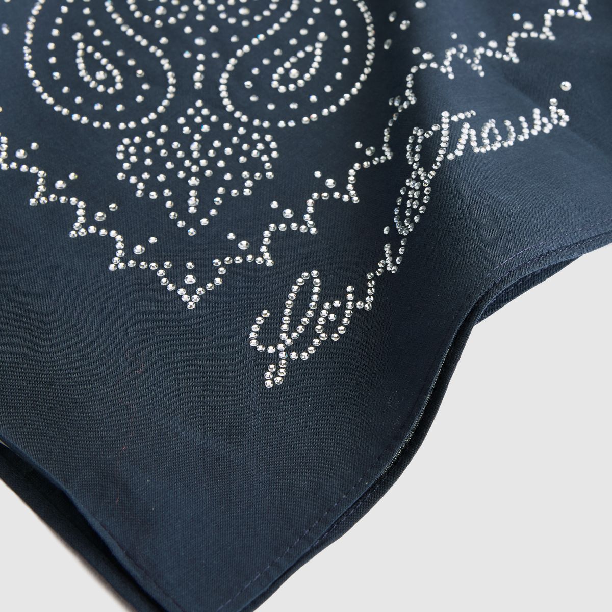 Rhinestone Bandana — Oakley - Blue