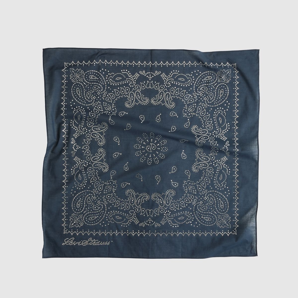 Rhinestone Bandana — Oakley - Blue