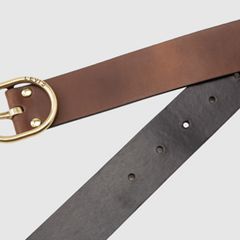 Arlethe Reversible Belt — Brown - Brown 2