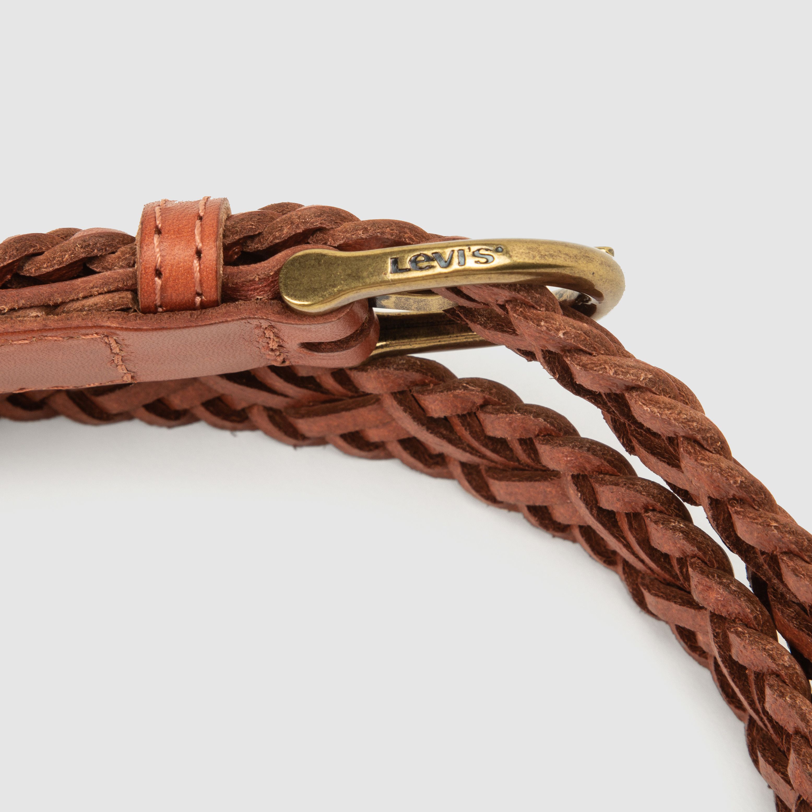 Women's Leather Braided Belt 3
