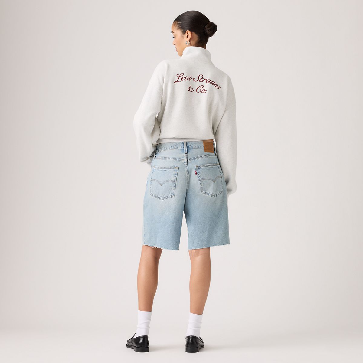 Baggy Dad Jorts — Been There Jort - Light Wash