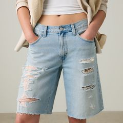 Baggy Dad Jorts — Been There Jort - Light Wash 3