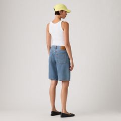 Baggy Dad Jorts — Own It Tencel - Medium Wash 3